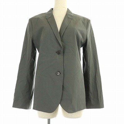 JIL SANDER(ジルサンダー) テーラードジャケット シングル 2B センターベント 背抜き イタリア製 40 M グレー /KH レディース  40（M）