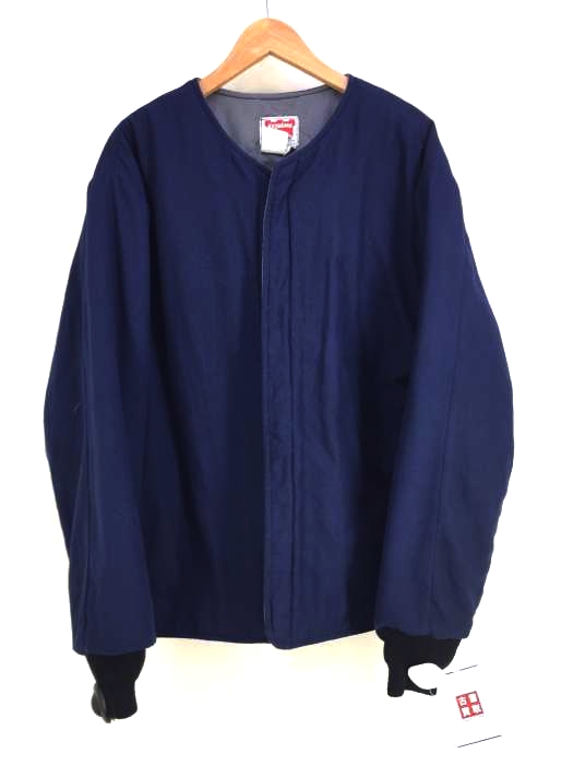 USED古着(ユーズドフルギ) bulwark ノーカラーボンバージャケット メンズ  XL