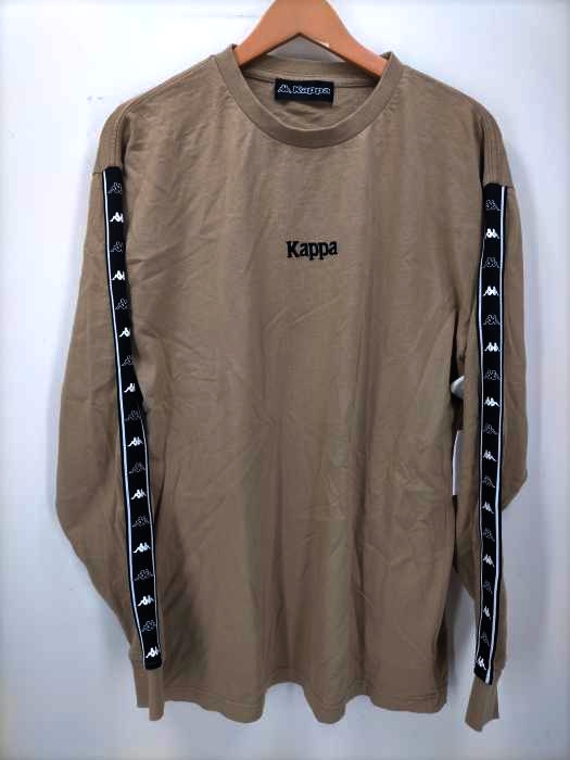 Kappa(カッパ) サイドライン ロゴ刺繍L/S Tシャツ メンズ JPN：M