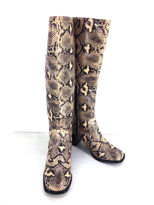 マウジー moussy SQUARE TOE LONG BOOTS レディース  L