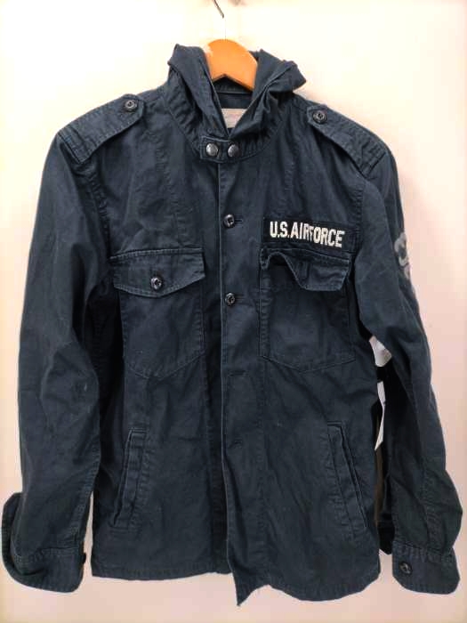 AVIREX(アヴィレックス) HOODED AIR FORCE JACKET SHIRT メンズ JPN：M