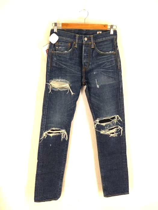 Levi‘s(リーバイス) 501T 日本製 クラッシュ加工デニムパンツ メンズ  W28 L32