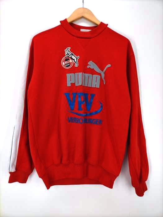 PUMA(プーマ) Vガゼット フロッキープリント ポリエステルスウェット メンズ import：XS