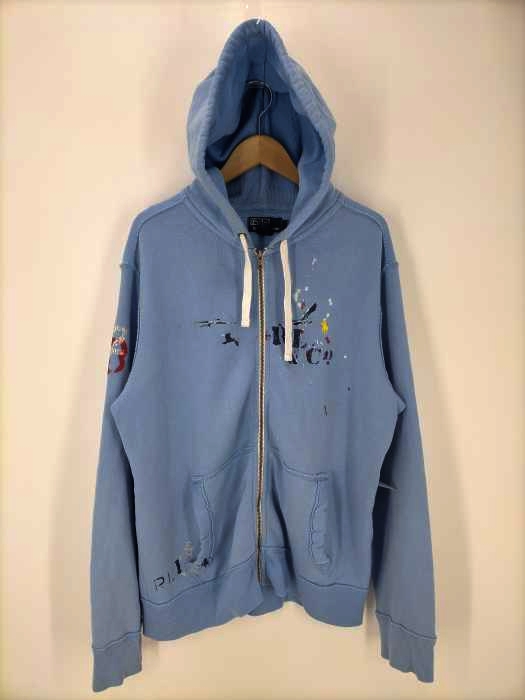 Polo by RALPH LAUREN(ポロバイラルフローレン) ジップアップパーカー ステンシル メンズ import：L