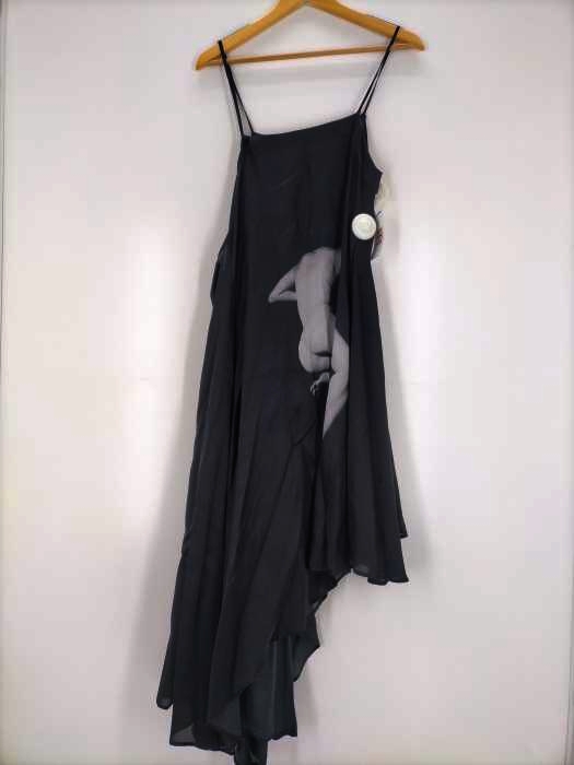 USED古着(ユーズドフルギ) {{TOKIKO MURAKAMI}}ドレープドレスプリント レディース JPN：40