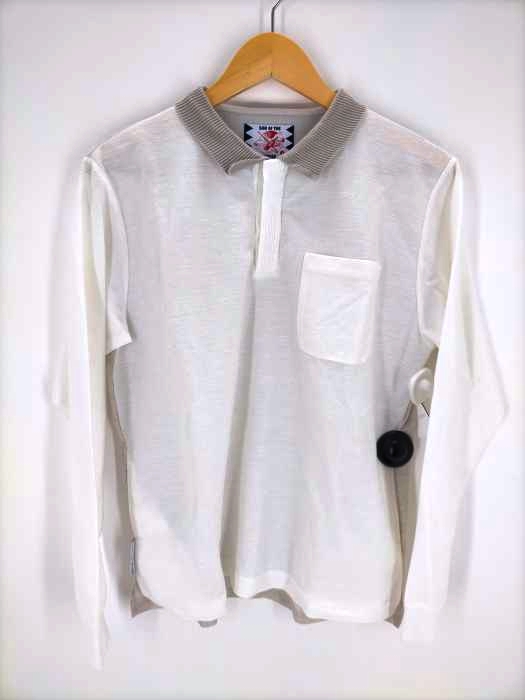 SON OF THE CHEESE(サノバチーズ) 22SS linen polo リネンロングスリーブポロシャツ メンズ JPN：S