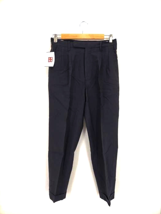 COMOLI(コモリ) リネンウール2タックパンツ テーパードパンツ メンズ JPN：1
