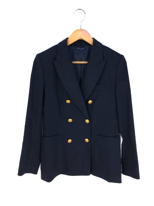 トミーヒルフィガー TOMMY HILFIGER 金ボタンダブルジャケット レディース US：12 6