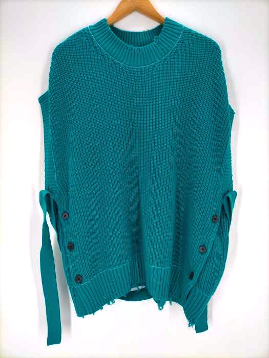 メゾンスペシャル MAISON SPECIAL 22SS プライムオーバークラッシュニットモックネックベスト メンズ JPN：M