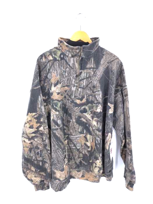 ジャージーズ JERZEES リアルツリーカモ ハーフジップスウェット メンズ  3XL
