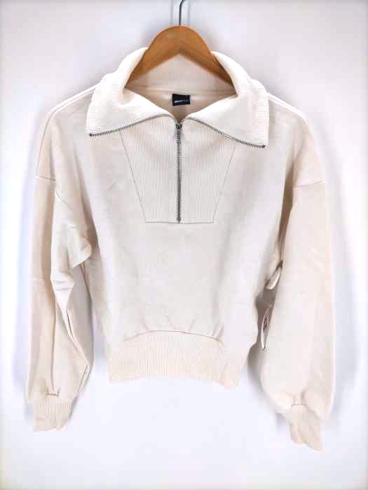 ユーズドフルギ USED古着 {{gina tricot}}ハーフジッププルオーバースウェット レディース JPN：S
