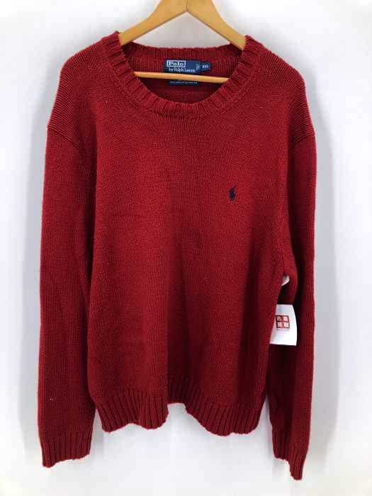 Polo by RALPH LAUREN(ポロバイラルフローレン) EXCLUSIVE OF DECORATION スモールポニー コットン クルーネックニットセーター メンズ トップス ニット・セーター