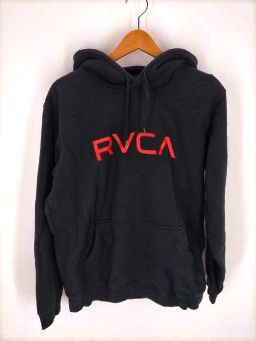 RVCA(ルーカ) ロゴプリント プルオーバーパーカ メンズ JPN：M