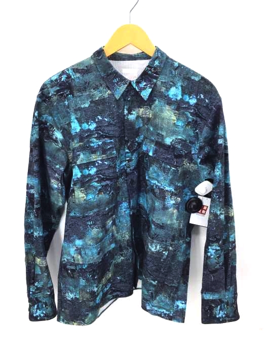 USED古着(ユーズドフルギ) ØØØØ レイ ART CAMO 4P Shirt メンズ JPN：L