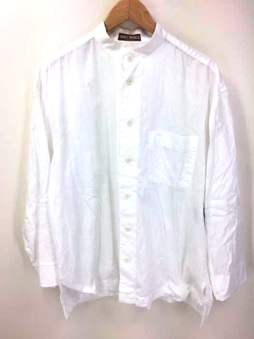 ISSEY MIYAKE(イッセイミヤケ) バンドカラーシャツ メンズ JPN：M