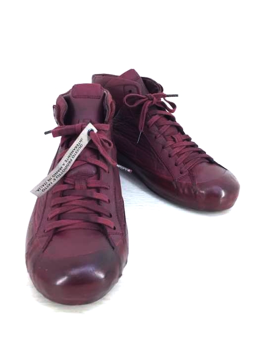 OXS RUBBER SOUL(オーエックスエスラバーソール) ハイカットスニーカー DARK RED メンズ EUR：40