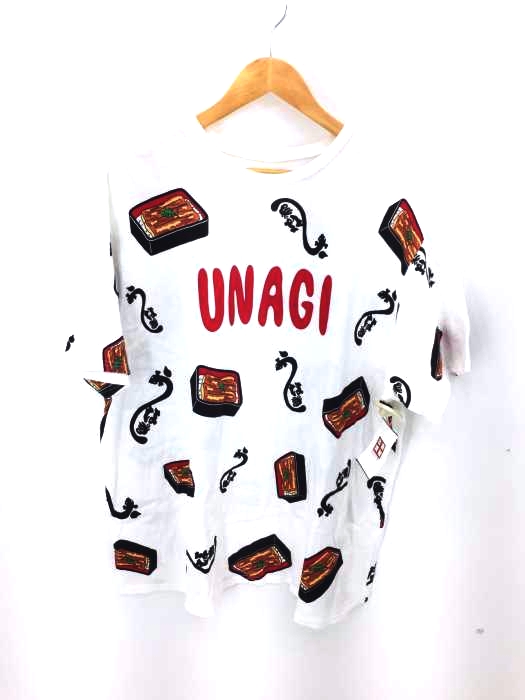 PUNYUS(プニュズ) うなぎ総柄Tシャツ レディース 4