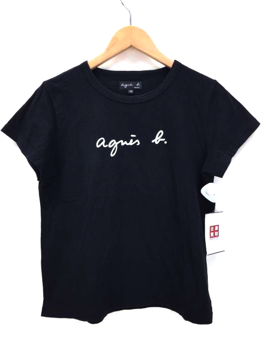 agnes b.(アニエスベー) ロゴ プリント クルーネック Tシャツ メンズ  T3