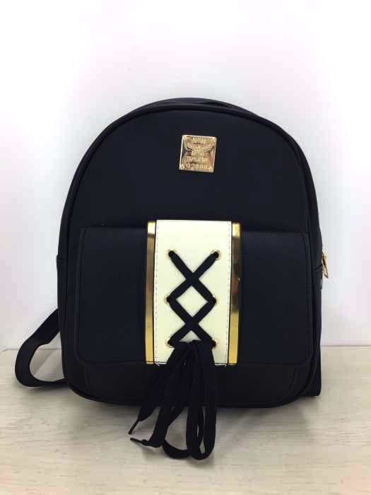 H&H(エイチアンドエイチ) フェイクレザー レースアップミニリュック ミニショルダーポーチ付き レディース 表記無