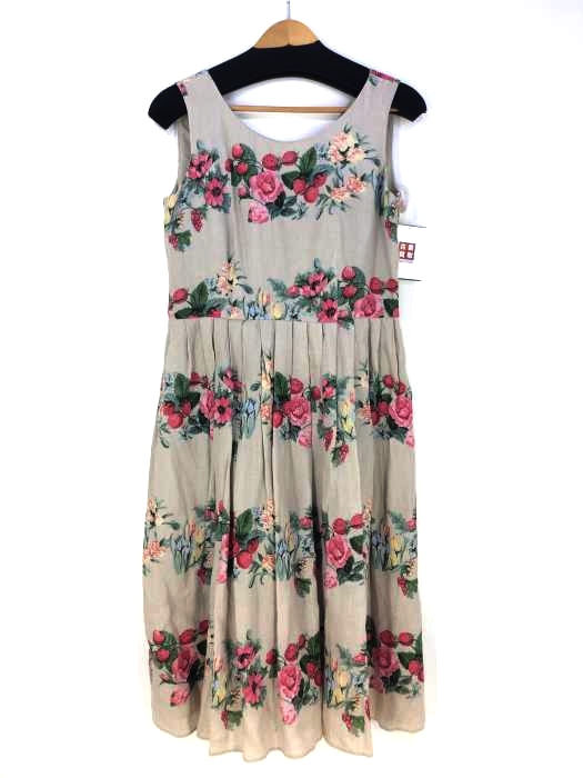 LAURA ASHLEY(ローラアシュレイ) 花柄リネンワンピース レディース  11