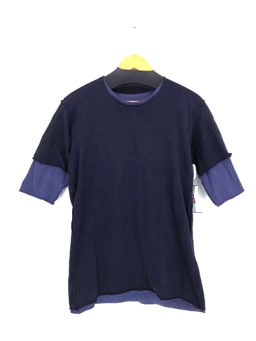 KAZUYUKI KUMAGAI ATTACHMENT(カズユキクマガイアタッチメント) 80/2度詰天竺クルーネックレイヤードTシャツ メンズ 1
