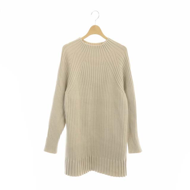 snidel(スナイデル) 20AW ワイドリブニットミニワンピース 長袖 ONESIZE ライトベージュ /MF レディース  ONESIZE