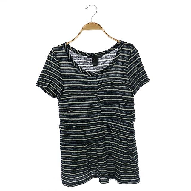 Marc by Marc Jacobs(マークバイマークジェイコブス) パイル地 カットソー 半袖 ボーダー XS  レディース  XS