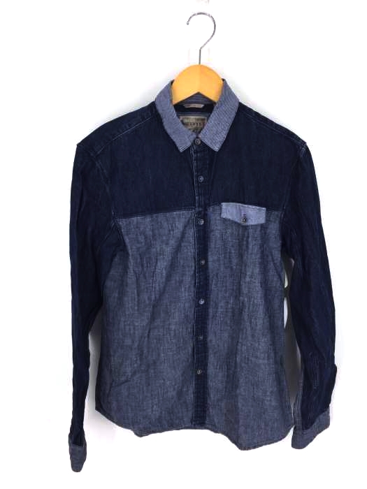 GUESS(ゲス) デニム切替シャツ メンズ import：XS