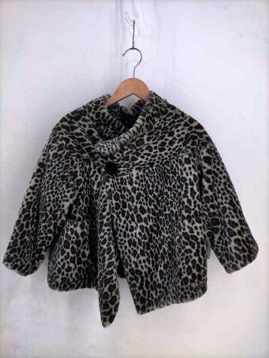 tricot COMME des GARCONS(トリココムデギャルソン) AD2012 レオパード柄 ショートファーコート レディース 表記無