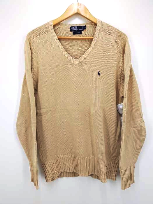 ポロバイラルフローレン Polo by RALPH LAUREN コットンVネックニット メンズ JPN：L