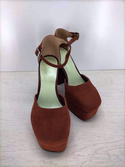 SLY(スライ) CHUNKY HEEL STRAP PUMPS レディース  S