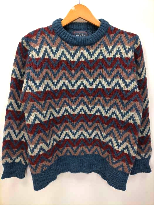 ウールリッチ WOOLRICH 90S ネイティブ柄 ウールローゲージニット レディース JPN：S