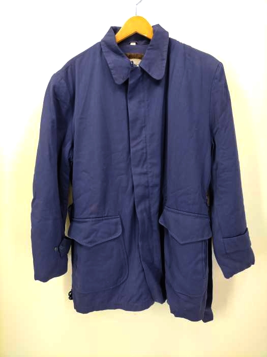 ユーズドフルギ USED古着 50S HOWARD Sport Apparel Timme TUFT ALPACA PILE 裏アルパカパイル ギャバジン ジップアップブルゾン 片爪SERVALジッパー ヨークフラップポケット メンズ US：42