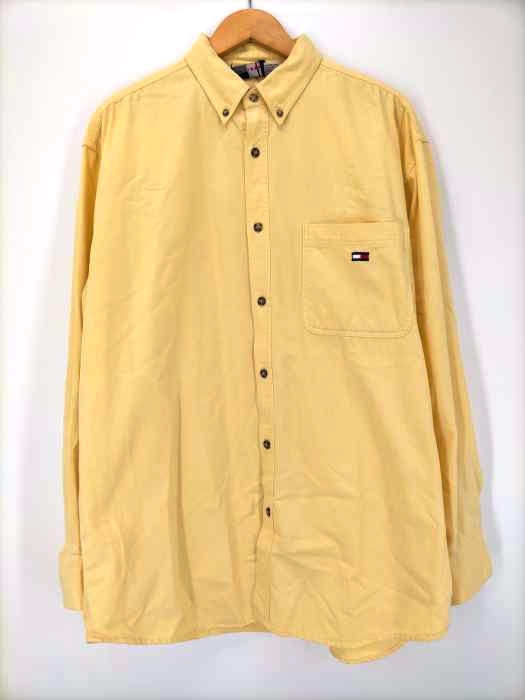 TOMMY HILFIGER(トミーヒルフィガー) ワンポイント刺しゅう B.Dシャツ メンズ import：L
