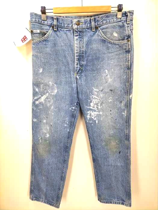 Lee(リー) 90S USA製 ペンキ加工 ジップフライデニム  メンズ  36×30