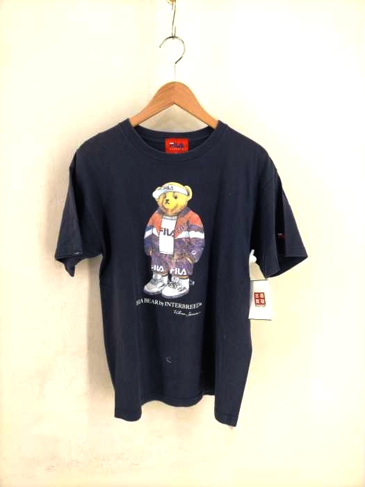 FILA(フィラ) ベアプリントTシャツ メンズ JPN：L