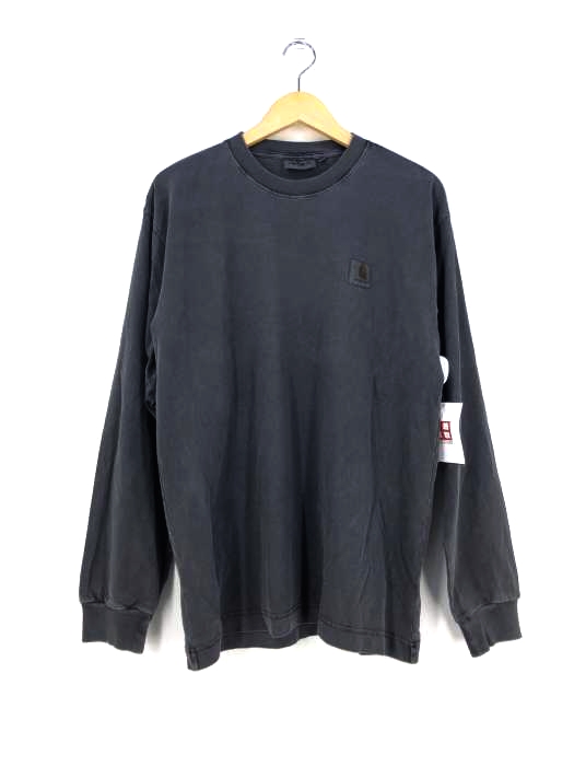 カーハートワークインプログレス Carhartt WIP L/S VISTA T-SHIRT ガーメントダイ加工ロングスリーブカットソー メンズ  S