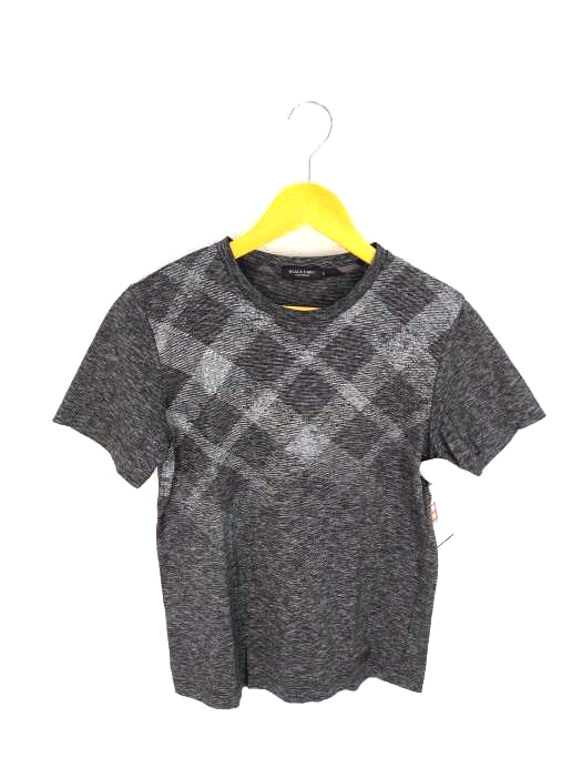 ブラックレーベルクレストブリッジ BLACK LABEL CRESTBRIDGE バイアスチェック 半袖Tシャツ メンズ import：M