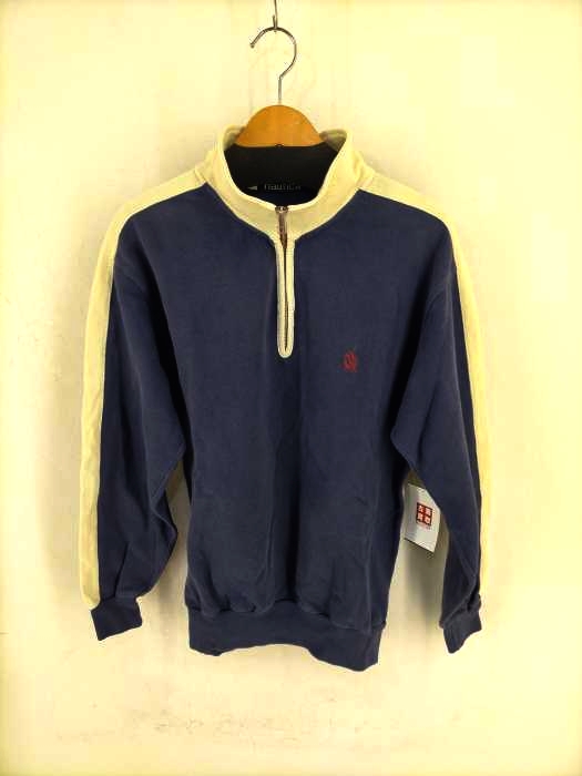 ノーティカ NAUTICA ハーフジップ 鹿の子 プルオーバー メンズ import：S