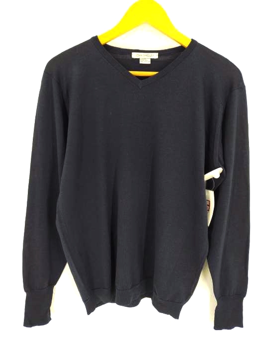 ジョンスメドレー JOHN SMEDLEY 英国製 ウール ハイゲージニット メンズ import：M