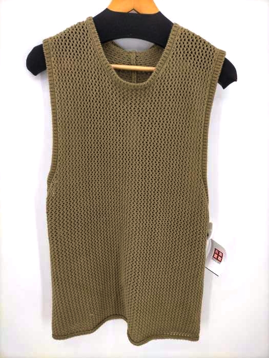 レイビームス Ray BEAMS 20AW メッシュ編みロングベスト レディース 表記無