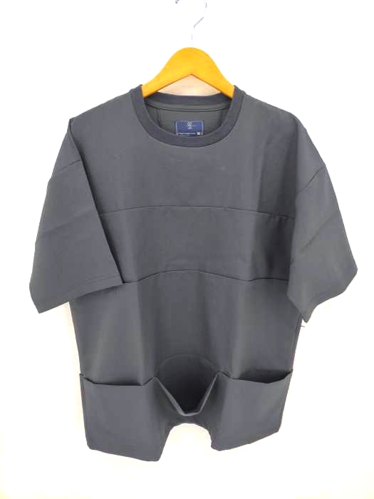 ミーンズワイル meanswhile 17SS Twill Stretch Packable Pocket Tee メンズ JPN：M