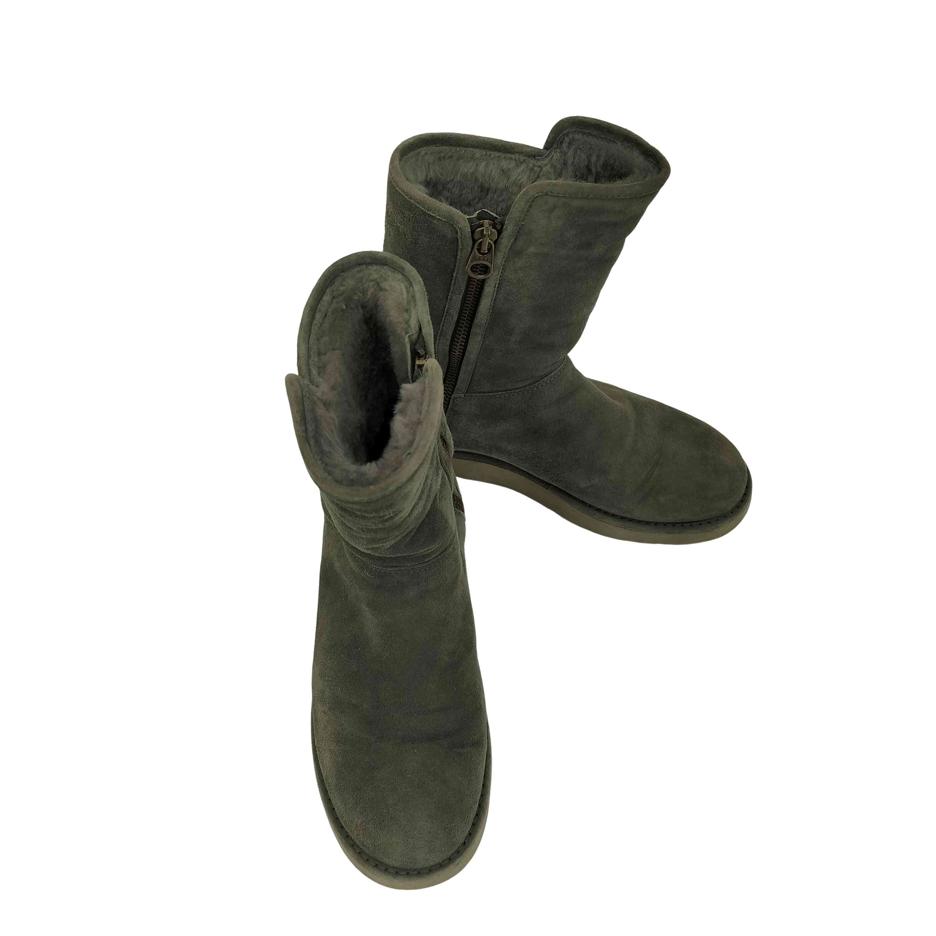 UGG(アグ) ABREE SHORT アブリー ショート ムートン ブーツ レディース 5【中古】【ブランド古着バズストア】