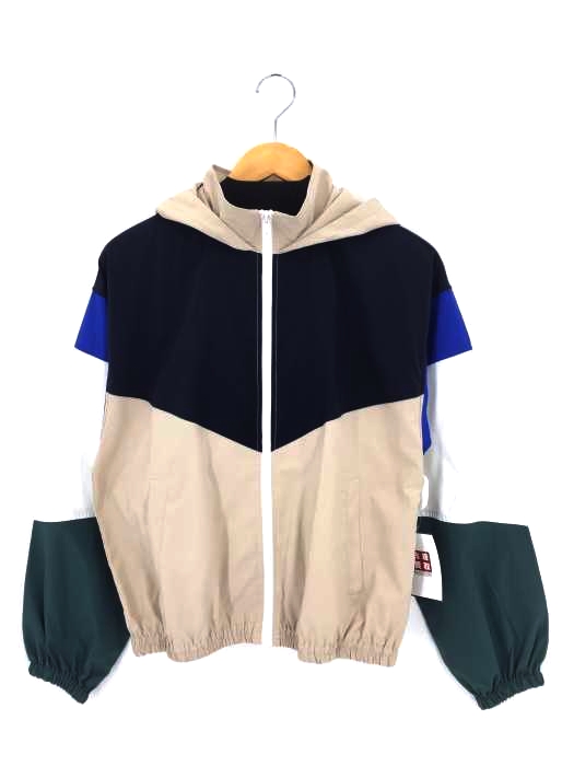 179/WG NICOLE CLUB(ニコルクラブ) カラーブロックウインドブレーカー レディース  38