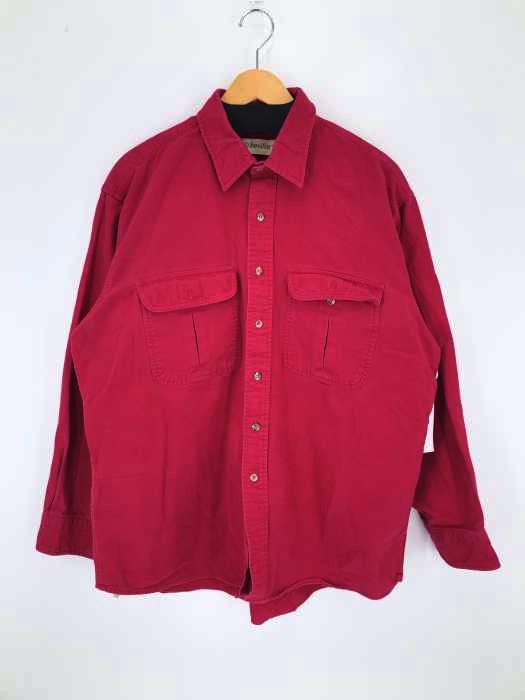 ST.JOHNS BAY(セントジョンズベイ) シャモアクロスワークシャツ メンズ import：XL