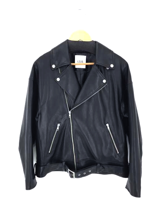 GYDA(ジェイダ) 21AW フェイクレザーBIG ライダースジャケット レディース FREE