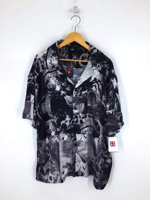USED古着(ユーズドフルギ) GKA 総柄 オープンカラーシャツ メンズ JPN：M