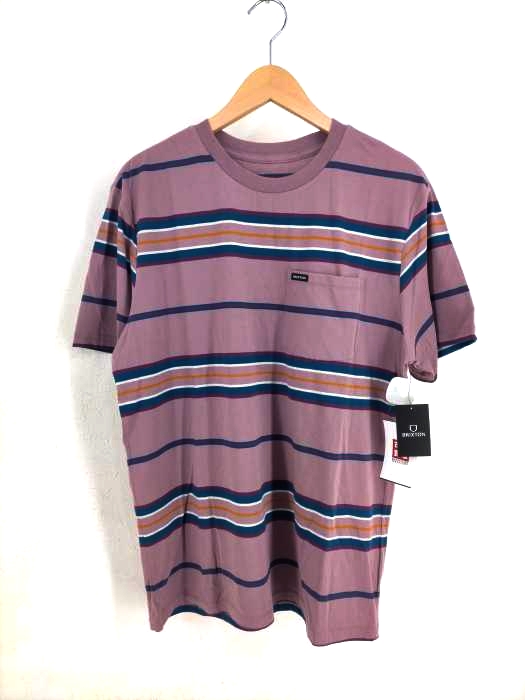Brixton(ブリクストン) 胸ポケットボーダーTシャツ メンズ JPN：M