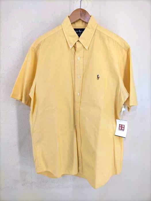 RALPH LAUREN(ラルフローレン) ポニー刺繍オックスフォード半袖ボタンダウンシャツ メンズ JPN：M