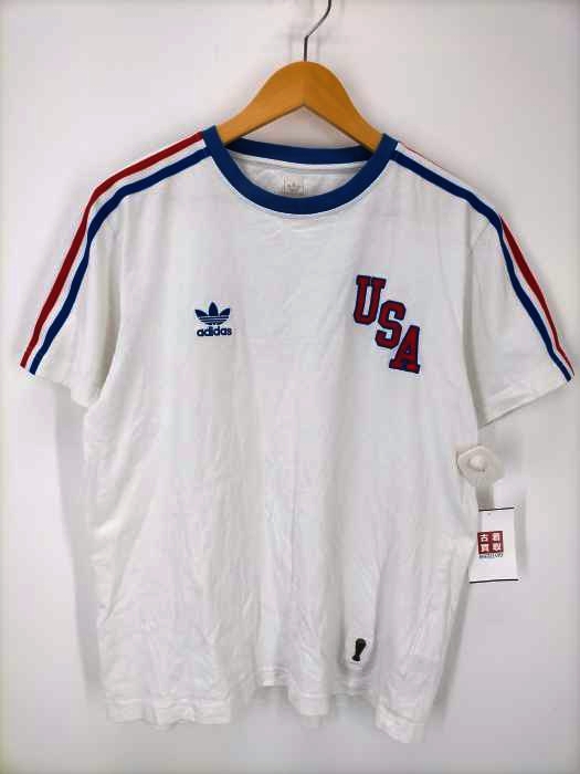 adidas(アディダス) 00s USA ワッペン ロゴ Tシャツ メンズ import：M